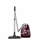 Rowenta Compact Power Staubsauger mit Beutel, 750 Watt, 3 Liter Staubbeutel, 2-in-1-Fugendüse, Home & Car-Set, für alle Bodenarten, kompaktes Design, Bodenstaubsauger, ‎dunkelrot /silber, RO3969EA