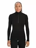 Icebreaker - W 175 Everyday LS Half Zip - Black