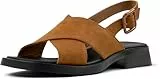 Camper Damen Dana K201600 X-Strap Sandal, Mittelbraun 005, 40 EU