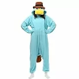LBJR Erwachsene Cosplay Schlafanzug Tierkostüme Jumpsuit Onesie Nachtwäsche Overall Fasching Karneval Halloween Pyjama