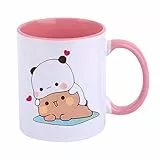JXAXD Bubu Dudu Tasse 330ml, Bubu Dudu Keramiktasse für Tee und Kaffee, Mochi Cat Klassische Tasse Bestes Geschenk Lustige Kaffeetassen ﻿