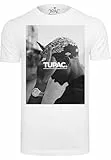 Mister Tee Herren T Shirt Kurzarm 2Pac F*ck The World T-Shirt Kurzarm, Weiß, L