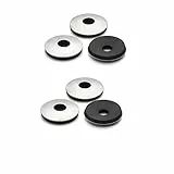 ANSIEDIO EPDM-Dichtscheiben mit Neoprenbeschichtung aus Edelstahl für Schrauben, M5.5×16mm,50 pcs