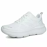 Hawkwell Cloud Zero Active Walking- und Tennisschuhe für Damen, gepolstert, atmungsaktiv, für Sport, Fitnessstudio, Training, Joggen, Sport-Sneaker, rutschfest, für medizinische Zwecke, Weiß, EU 39