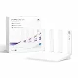HUAWEI WiFi AX3 New Router, Wi-Fi 6, 3000 Mbit/s, größere Bandbreite mit 160 MHz, intelligente Verwaltung deines Heim-WLANs, umfassende WLAN-Abdeckung, Keine DSL-Funktion, 30 Monate Garantie, weiß
