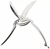 Victorinox Geflügelschere, Küchen-Schere, Extra Scharfe Klingen, Rostfreier Stahl, Metallgriff