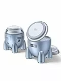 UGREEN UNO Qi2 25W 2-in-1-Induktionsladegerät in Raketenform, MagSafe kompatibles Ladegerät, 55° einstellbar, für iPhone 17 Serie, AirPods, mit 1m USB C Kabel