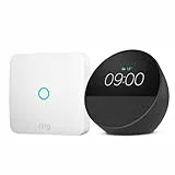 Amazon Echo Spot (neueste generation) | Schwarz + Ring Intercom Audio | Mach deine Gegensprechanlage intelligenter