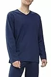 Mey Nachtwäsche Serie Melton Herren Homewear Shirts Neptune S(48)