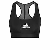 adidas Women's Powerreact Training Medium-Support Bra Sport-BH, Black, S A-B