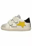 Falcotto ALNOITE VL-Sneakers aus gebürstetem Nappaleder und Veloursleder mit Klettverschluss-Weiß, weiß 22
