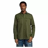 G-Star Herren CPO Regular Hemd, Mehrfarben (Asfalt/dk Moss Oxford D23583-C895-G779), M