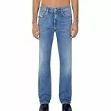 Diesel Hellblaue Herren-Jeans 2021 Pantaloni, blau, 30W x 32L