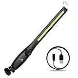 Dr.Prepare Arbeitsleuchte LED Handleuchte 700 Lumen Handlampe Akk Taschenlampe Led Werkstattlampe COB Inspektionsleuchten mit Haken Magnethalter für Auto Reparatur Werkstatt Camping