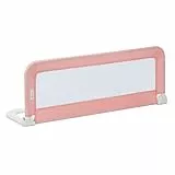 Safety 1st Portable Bed Rail, zusammenklappbares Bettgitter, Rausfallschutz, Reise, 18 M.–5J., tragbares Bettschutzgitter, Netzgewebe, leicht montierbar, automatische Sperre, leicht tragbar, Pink