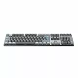 Hama mechanische Tastatur kabellos (Multi-Device 1x Funk, 2x Bluetooth für PC, Laptop, Tablet, Gaming Tastatur, Low Profile, lineare Switches, verstellbare Tippwinkel, dimmbar, QWERTZ DE) schwarz