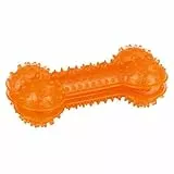 Kerbl Pet Knochen ToyFastic befüllbar, orange 18x8x6cm