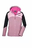 killtec Mädchen Funktionsjacke ist wasserdicht/Regenjacke mit Kapuze KOS 150 GRLS JCKT, rosenholz, 128, 43019-000