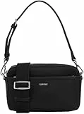 Calvin Klein Damen Umhängetasche Must Convertible Camera Bag Abnehmbarer Träger, Schwarz (Ck Black), Einheitsgröße