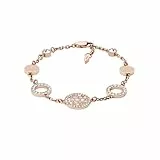 Fossil Damen Edelstahl mit Karabinerverschluss schmales Kettenarmband