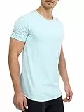 Indicode Herren Willbur T-Shirt mit Rundhals-Ausschnitt | Herrenshirt Sommershirt Surf Spray, M