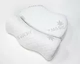 Lifenaxx Hanf Nackenstützkissen LX-053 – Ergonomisches Memory-Schaum-Kissen mit abnehmbarem, waschbarem Bezug – Bequeme Nackenunterstützung, atmungsaktiv, hautfreundlich und komfortabel