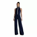 G-STAR RAW Damen Velvet Jumpsuit, Blau (warm sartho D23519-D428-C423), L