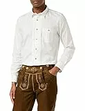 Stockerpoint Herren Mika2 Trachtenhemd, Weiß, M EU