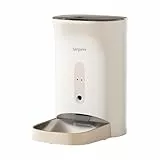 SAWPAWS Automatischer Katzenfutterspender mit Kamera, 4,3L Automatischer Futterautomat für Haustiere, Dual-Power Haustierfütterung, Intelligenter Katzenfutterspender mit 5GHz WiFi & Nachtsicht