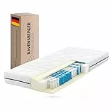 Ravensberger Matratzen Tonnentaschenfederkernmatratze Ortho-Spring - Härtegrad H3, mittelfest - 180 x 200 cm, Höhe 19 cm - 7-Zonen - Oeko-TEX® Standard 100 Zertifiziert