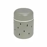 LÄSSIG Baby Kinder Thermo Warmhaltebox Brei Snacks auslaufsicher Edelstahl 350 ml/Food Jar Happy Prints light olive