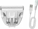 Klingen-Ersatz- und Ladekabel für Tierhaarschneider, 1 Ersatzklinge und 1 Ersatzkabel für Hundepflege-Haarschneidemaschine