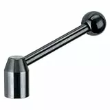 HALDER 24430.0058 Spannhebel/mit Innengewinde, d1=40 mm / d2=M20 / Stahl, Schwarz