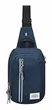 American Tourister Unisex Brightup Backpacks, Blue (Navy), Umhängetasche 24 cm, Fashion Waist Bags