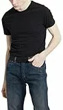 Levi's Herren Slim 2-Pack Crewneck Tee T-Shirt, Black + Black, M