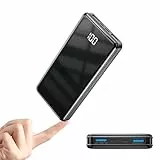 Power Bank Ultra Slim Leicht 12000mAh Powerbank Klein Aber Stark Externer Akku USB C Schnellen Ausgängen (4.5A),kompatibel mit iPhone 15 14 13 iPad Samsung AirPod