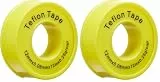Gardena PTFE Dichtband: Dichtungsband aus Teflon zum Abdichten aller Gewinde ohne Gummidichtung oder O-Ring, wasserdicht und selbstklebend (7219-20) (Packung mit 2)
