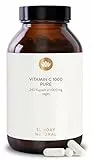 SUNDAY NATURAL® Pure Vitamin C Hochdosiert – Reines Vitamin C 1000mg pro Kapsel – Hochwertige Ascorbinsäure mit ≥ 99 % Reinheit - 240 vegane Kapseln – Laborgeprüft, ohne unnötige Zusätze