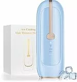 IPL Haarentfernungsgerät mit 21J & Saphir-Eis-Kühlung 5℃ – Schmerzfreie Enthaarung für Gesicht, Bikinizone, Beine, Achseln | SALLOOT Professionelles Laser-Enthaarungsgerät für Zuhause