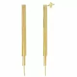 Gold Ohrringe Damen, Lange Hängend Ohrringe Hypoallergene leichte Hängende Lange Ohrring Quasten Anhänger Hängeohrringe Schmuck für Damen Mädchen