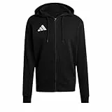 adidas Herren Entrada26 Full Zip Hoodie Sweatshirt, Black/White, L