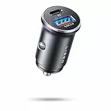 LISEN 54W Zigarettenanzünder USB C 12V USB Adapter Auto PD&QC3.0 USB kfz ladegerät Auto Ladegerät Adapter Zigarettenanzünder Verteiler Steckdose mit iPhone 16 15 Pro Max iPad S24 S25 17 Air