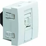 Hager Systo – Steckdose RJ45 Kategorie 6 A 2 M weiß