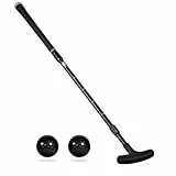 Ausluofell Golfschläger Set,mini Golf Set-Left/Right Handed inklusive Putter und Golfball,Ausziehbare Schubstange aus Aluminiumlegierung für Anfänger & Kinder,Outdoor &Indoor