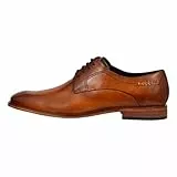 bugatti Herren Businessschuhe, Männer Business Schnürer, Wechselfußbett,lace-up Shoes,schnürschuhe,Anzugschuhe,Office,Cognac (6300),43 EU / 8.5 UK