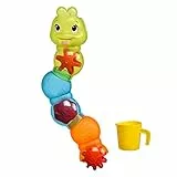 Simba 104010026 - ABC Wasserparcour Raupe, Badewannenspielzeug, 3 Teile, mit Füllbecher, 10cm, Wasserspaß, Babyspielzeug, ab 2 Jahren
