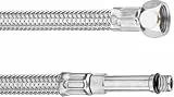 Cornat Flexibler Verbindungsschlauch - 500 mm Länge - M10 x 1 AG, 3/8 Zoll IG - Hochwertige Edelstahl-Umflechtung / Anschlussschlauch für Wasserhahn / Armaturenschlauch / Flexschlauch / T3173321270