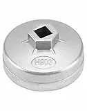 QWORK® Ölfilterschlüssel Ø 74 mm mit 14 Nuten, Aluminiumlegierung Ölfilter Schlüssel Ölfilter Werkzeug Passend für Audi, BMW, Opel, Passat, VW Santana