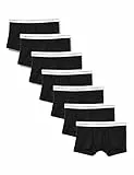 Tommy Hilfiger Herren 7er Pack Boxershorts Trunks mit Logobund, Schwarz (Blk/Blk/Blk/Blk/Blk/Blk/Blk), L