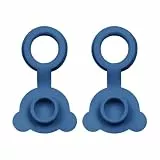 Bärenform Wannenstopper - Set Von 2 Silikonabflussstopfen Für Kinder | Fun Antierstil Wasserblocker Für Badewannen, Duschen, Waschbecken, Kinderfreundliches Werkzeug Zur Verhütung Von Leck